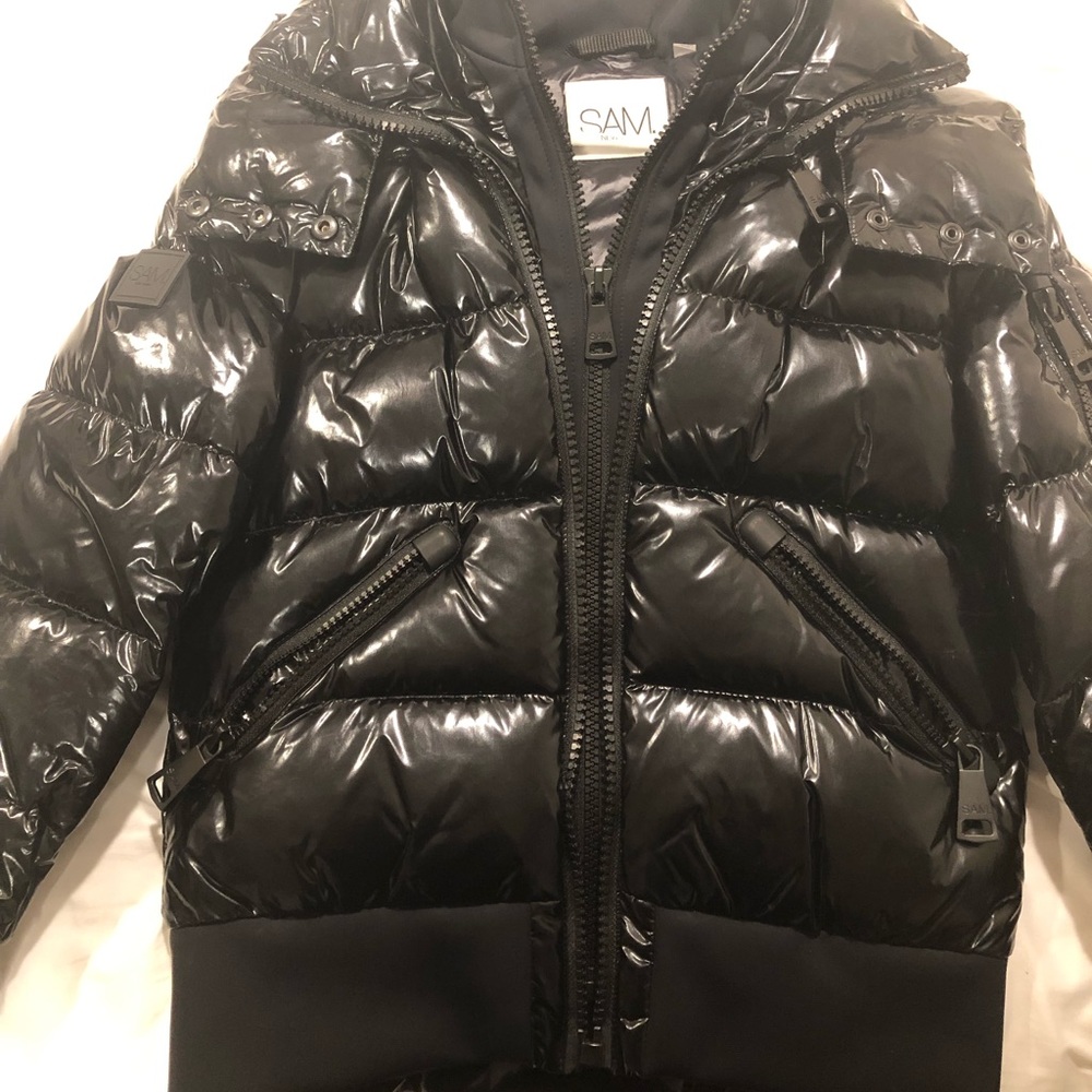 SAM black puffer jacket